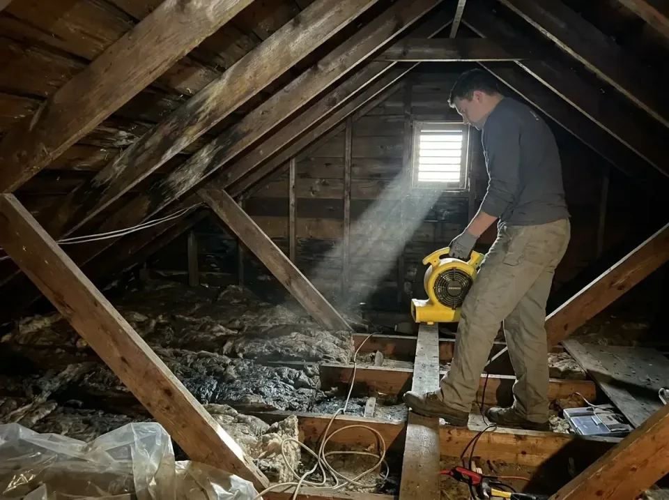attic-water-damage-drying-proc-007 — frequently asked questions, Emergency Water Extraction & 24/7 Flood Response in Mead Va…